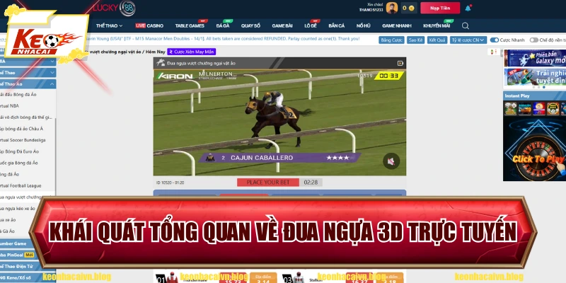 Khái quát tổng quan về đua ngựa 3D trực tuyến
