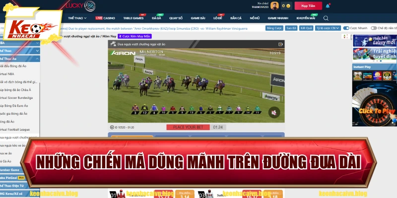 Những chiến mã dũng mãnh trên đường đua dài